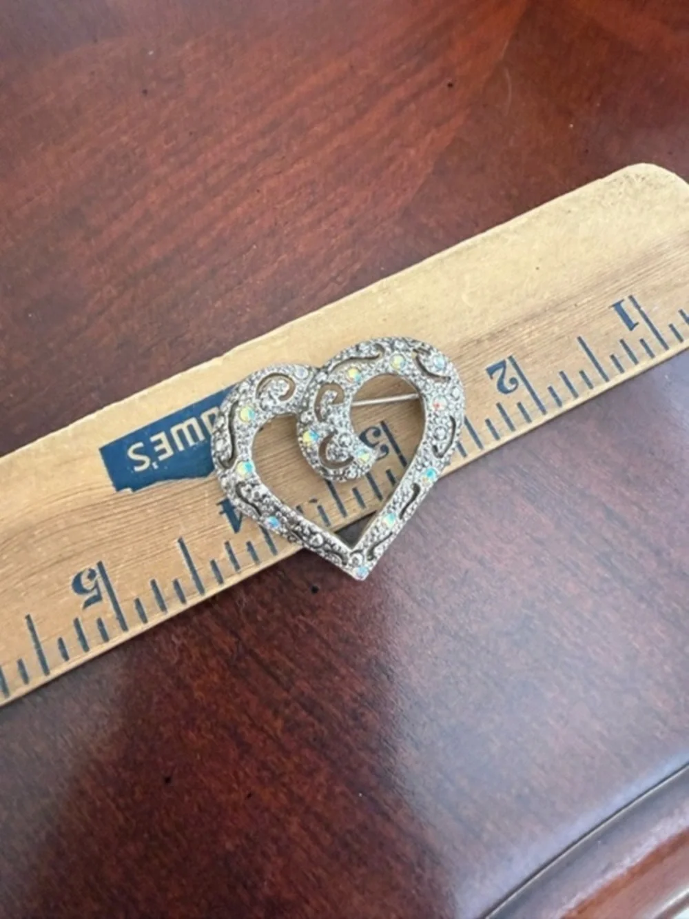 Vintage AAI Heart Brooch